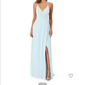 Azazie “Davis” dress in “Mist” size A6